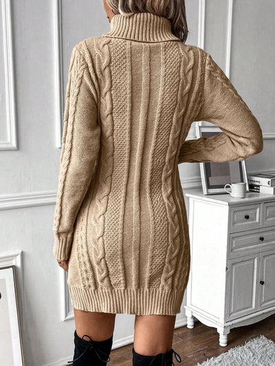 Robe en Maille Torsadée - Robe Pull