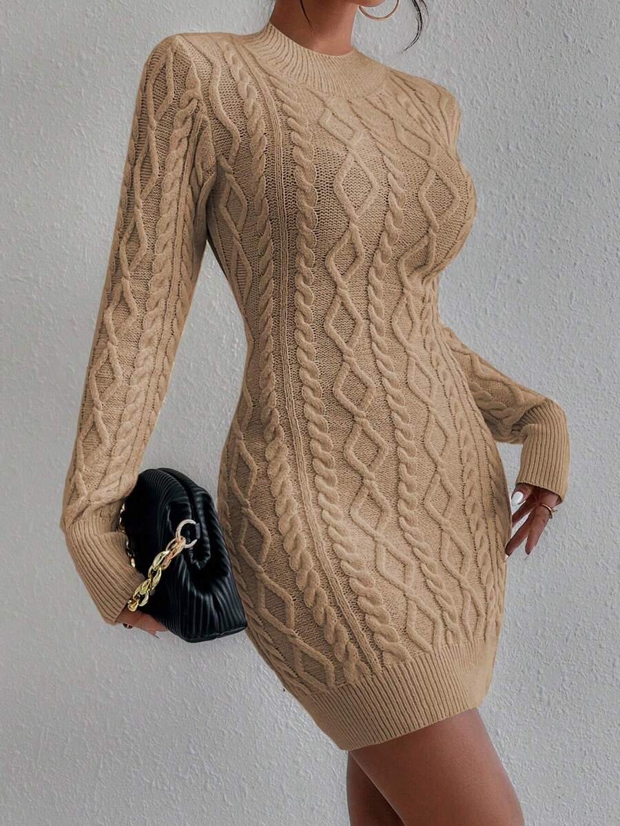 Robe en Maille Dos Nu - Robe Pull