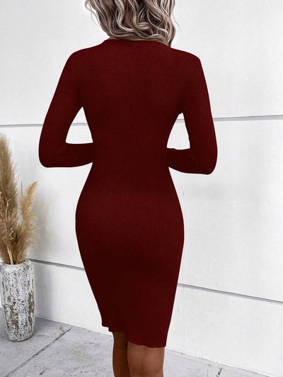 Robe Pull Col Rond - Robe Pull
