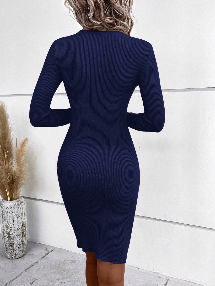 Robe Pull Col Rond - Robe Pull