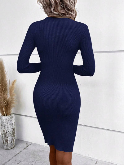 Robe Pull Col Rond - Robe Pull