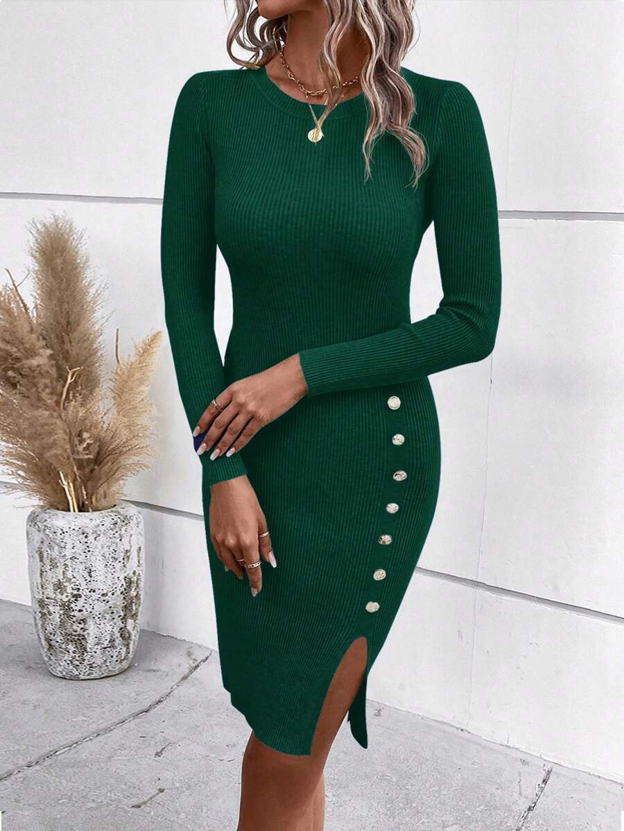 Robe Pull Col Rond - Robe Pull