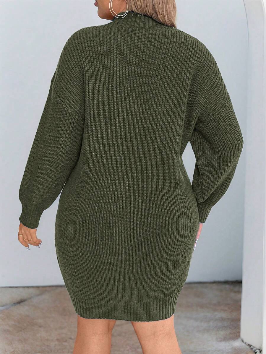 Robe en Maille Grande Taille - Robe Pull