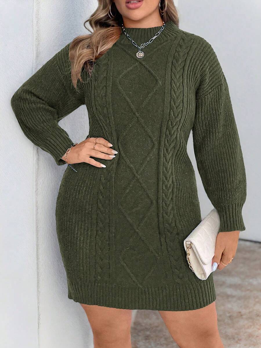 Robe en Maille Grande Taille - Robe Pull
