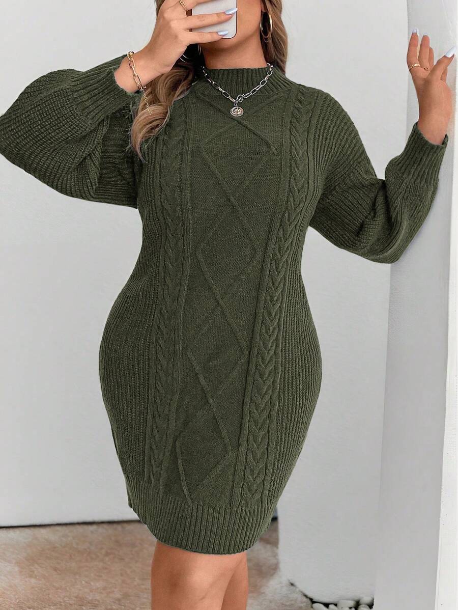 Robe en Maille Grande Taille - Robe Pull