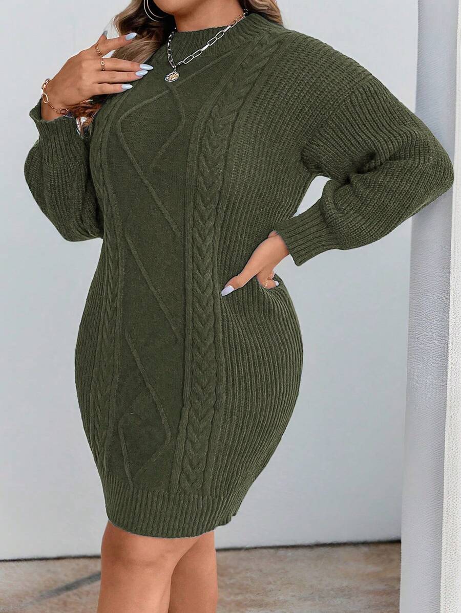 Robe en Maille Grande Taille - Robe Pull