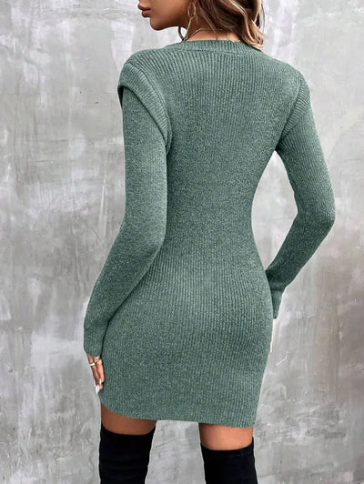 Robe Pull Col V - Robe Pull