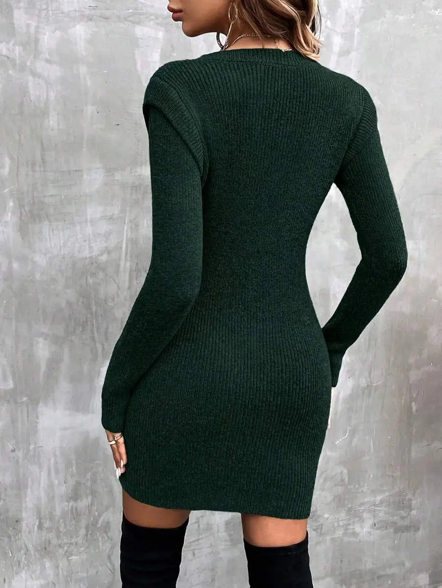 Robe Pull Col V - Robe Pull