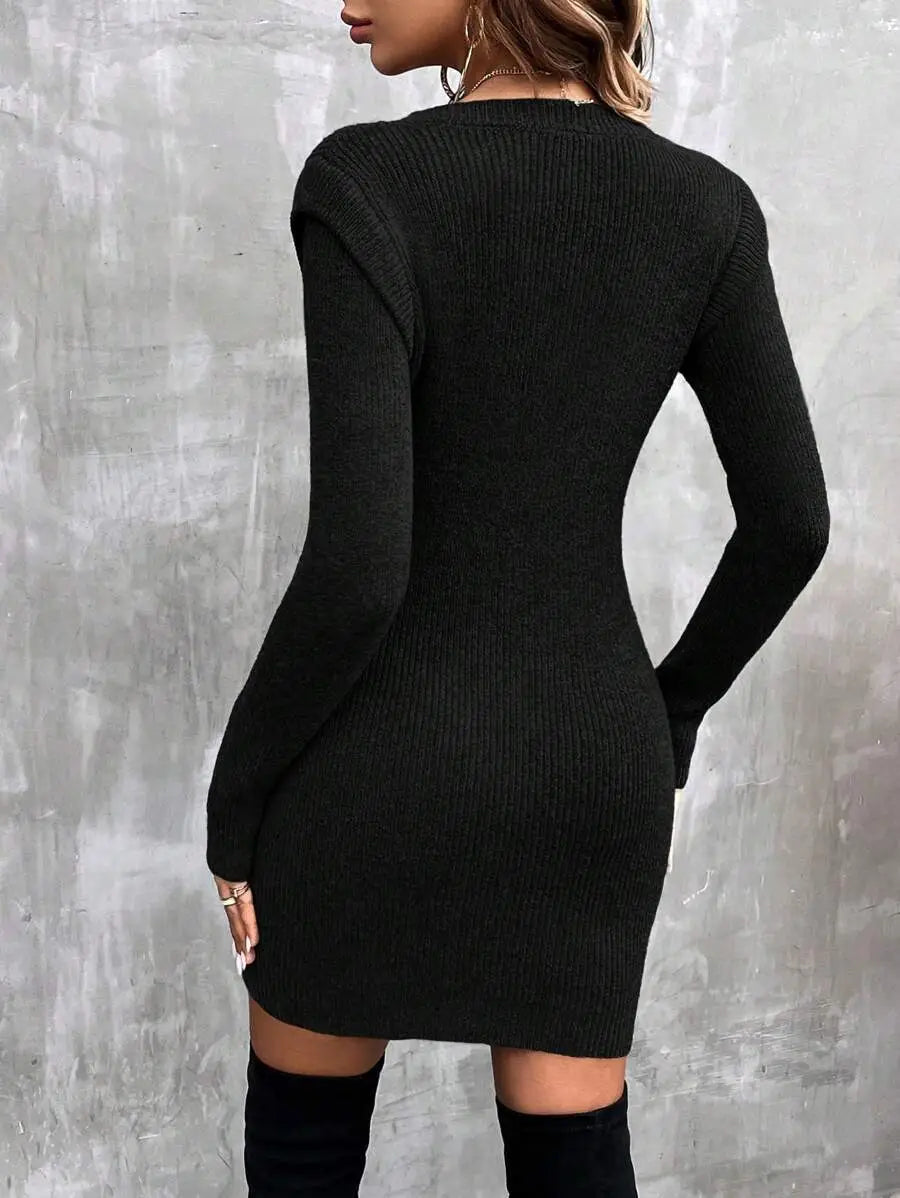 Robe Pull Col V - Robe Pull