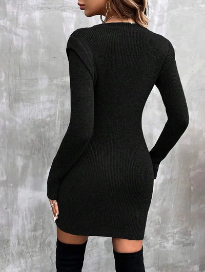 Robe Pull Col V - Robe Pull