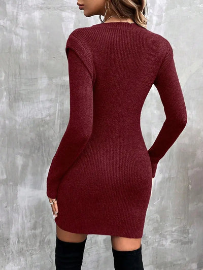 Robe Pull Col V - Robe Pull
