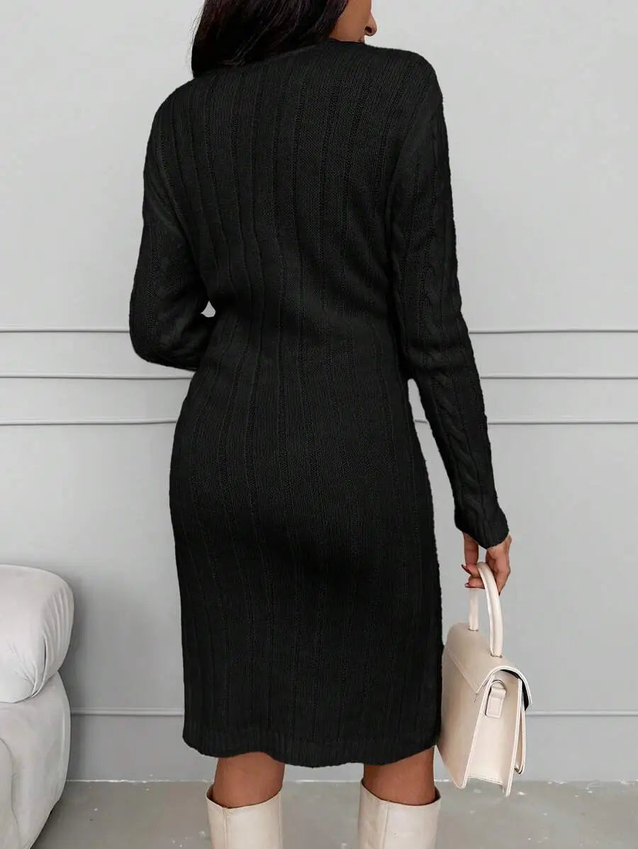 Robe Pull Droite - Robe Pull