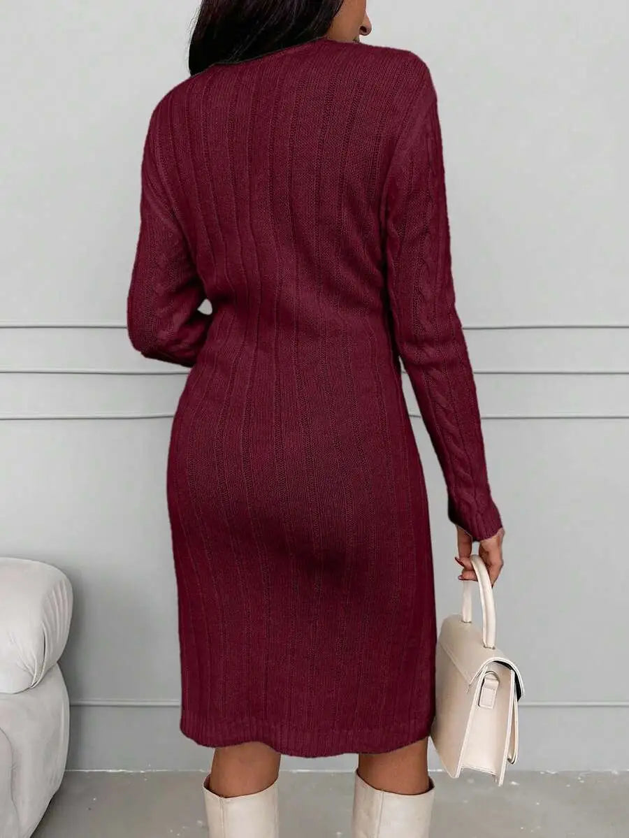Robe Pull Droite - Robe Pull