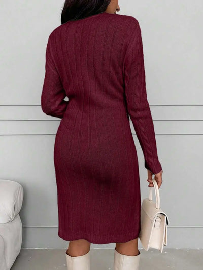 Robe Pull Droite - Robe Pull