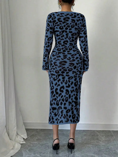 Robe Pull Léopard - Robe Pull