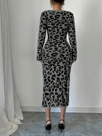 Robe Pull Léopard - Robe Pull