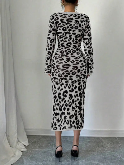 Robe Pull Léopard - Robe Pull
