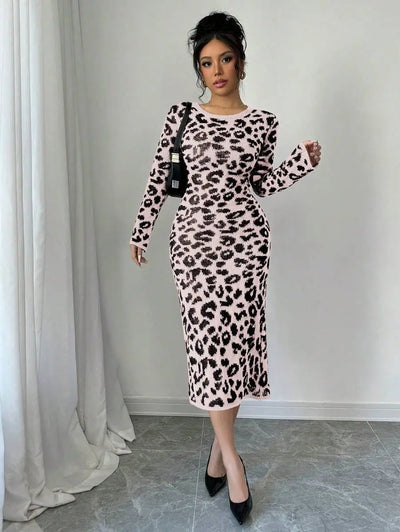 Robe Pull Léopard - Robe Pull