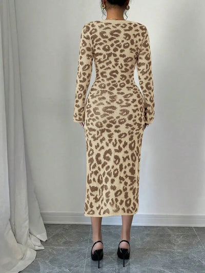Robe Pull Léopard - Robe Pull