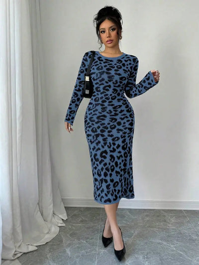 Robe Pull Léopard - Robe Pull