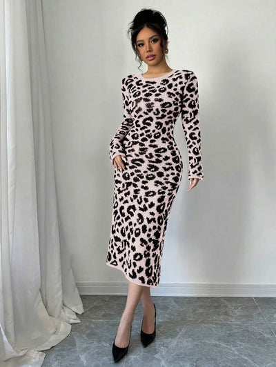 Robe Pull Léopard - Robe Pull