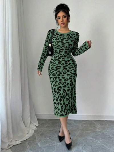 Robe Pull Léopard - Robe Pull