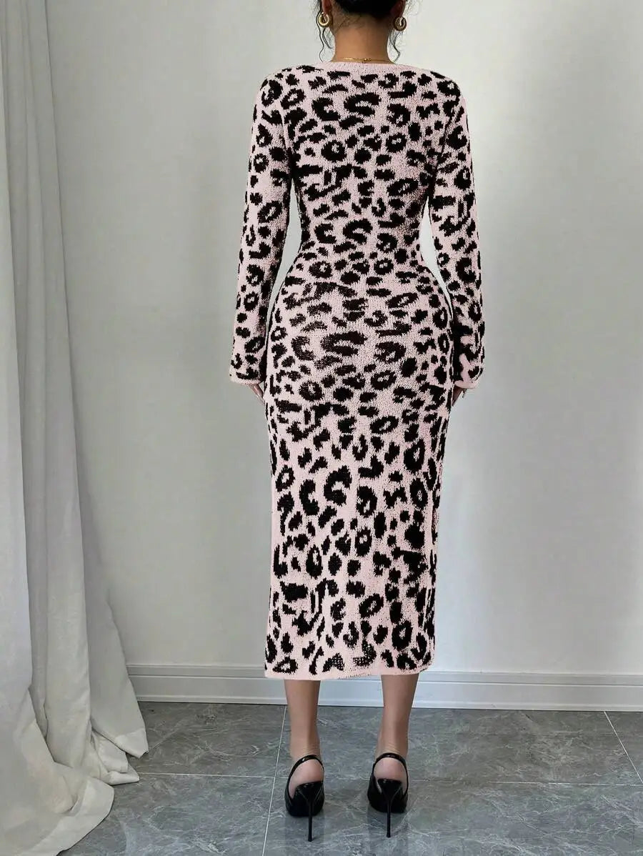 Robe Pull Léopard - Robe Pull