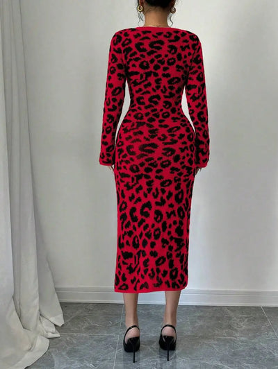 Robe Pull Léopard - Robe Pull