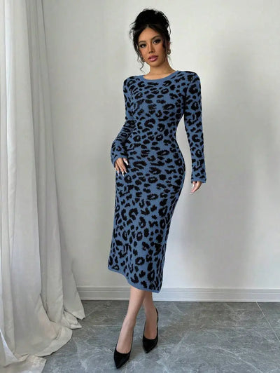 Robe Pull Léopard - Robe Pull