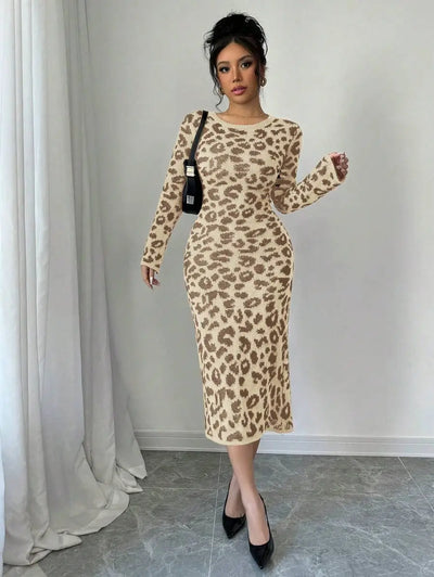 Robe Pull Léopard - Robe Pull