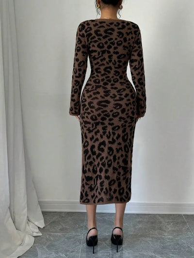 Robe Pull Léopard - Robe Pull