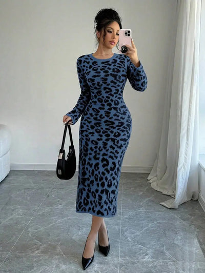 Robe Pull Léopard - Robe Pull
